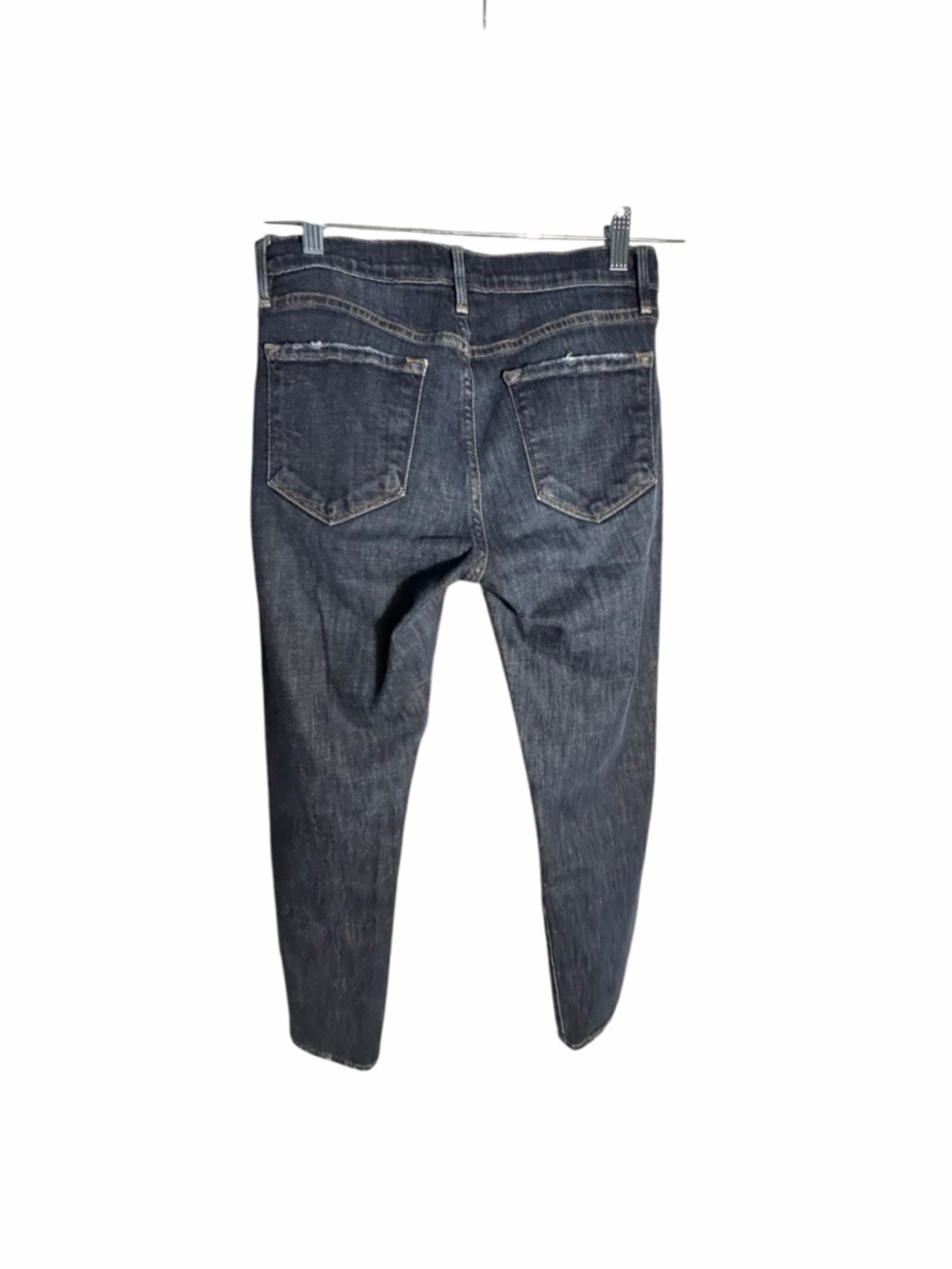 Frame Denim Le Cargon Crop Straight Jeans in Dark Wash Sz 25 - Picture 4 of 12